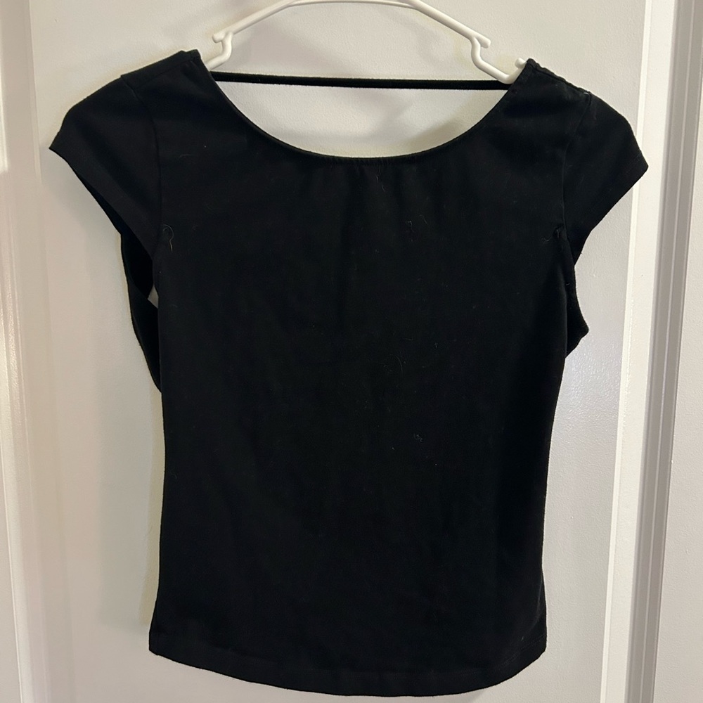 Garage Black Open back top